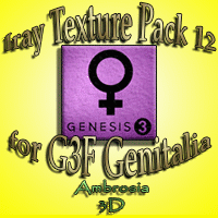 Iray Texture Pack 12 For G3F Genitalia