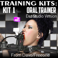 Training Kit 01 "Oral Trainer" For Daz Studio
