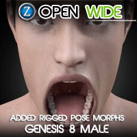 Open Wide For Genesis 8 Male(s)