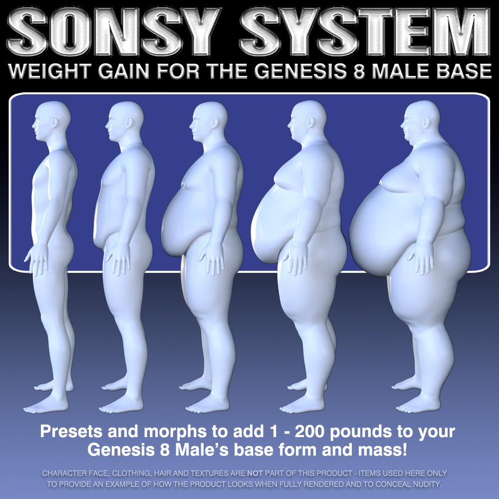 Sonsy System Breast Supplemental - Daz Content by HevieState3D