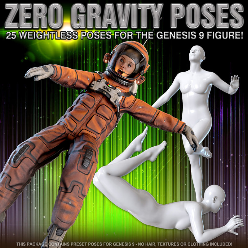 Zero Gravity Poses for G9 Volume 1