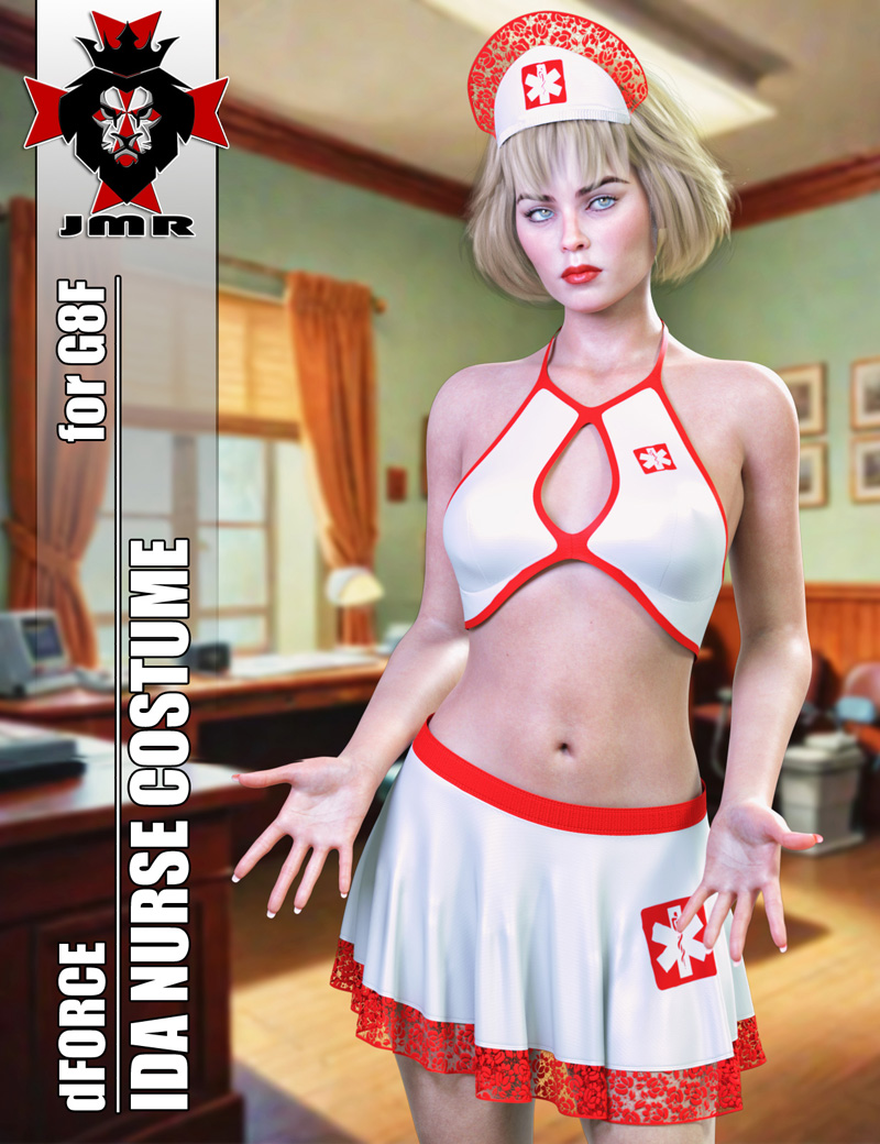 JMR dForce Ida Nurse Costume for G8F