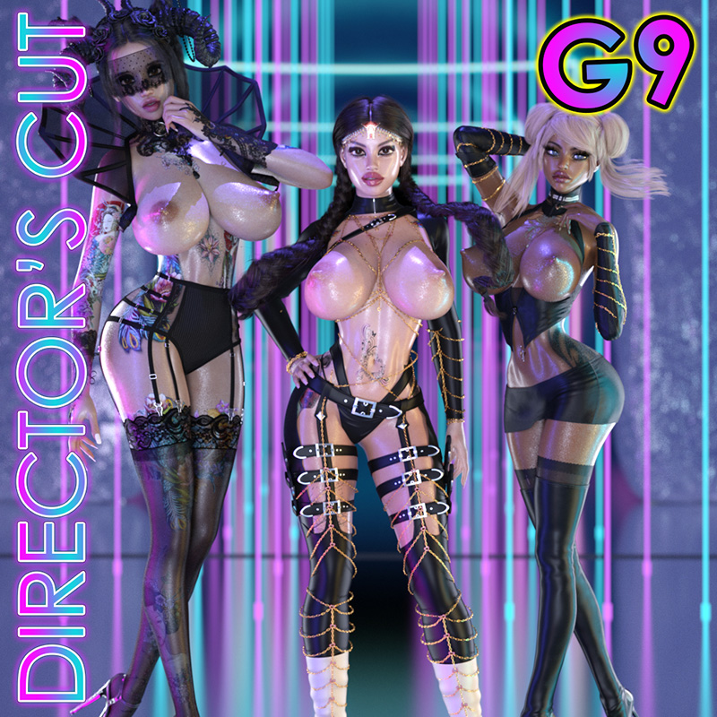 Threesome 1 Guy 2 Girls (Vol.3) G9 - Director's Cut Poses